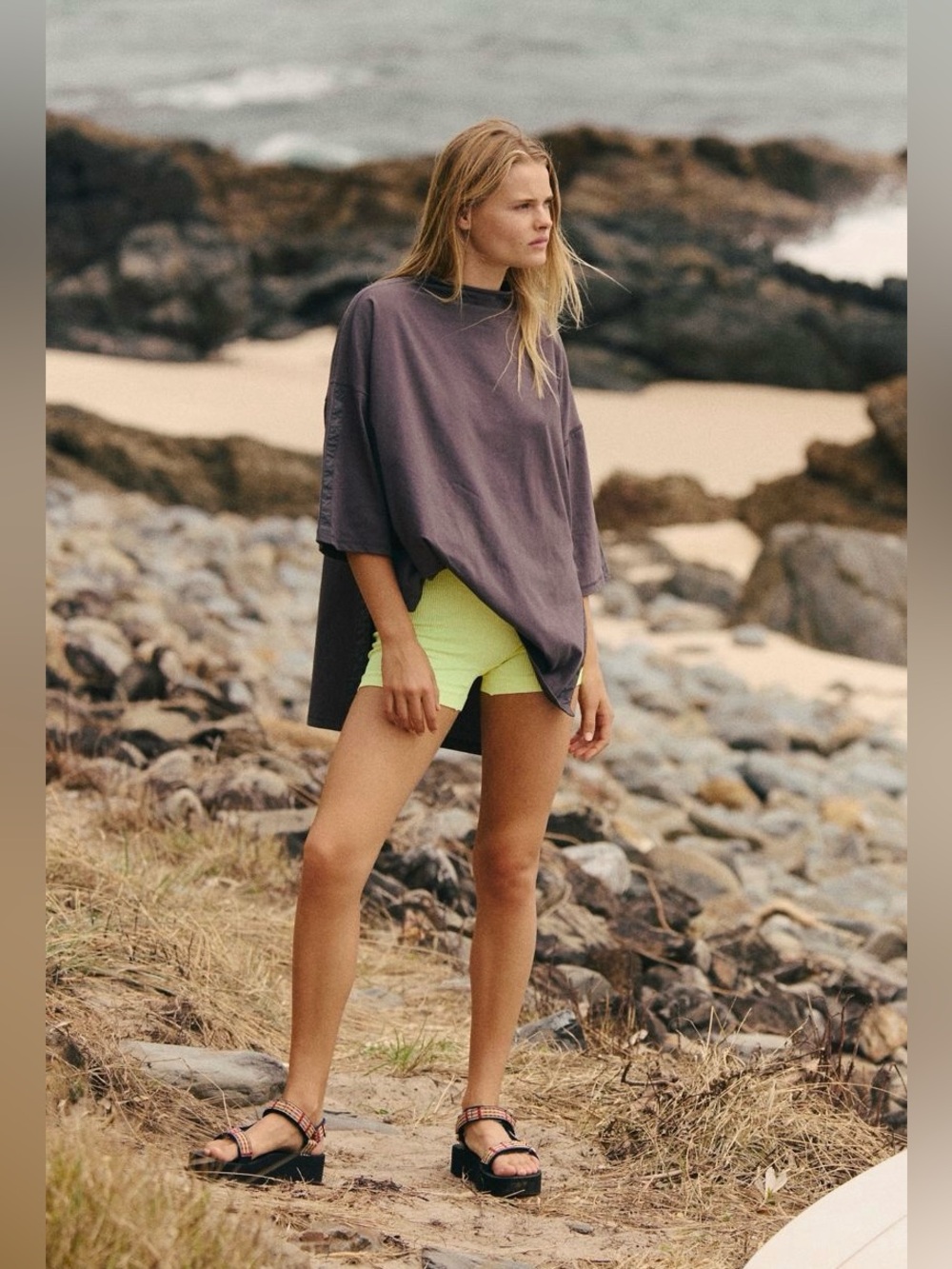 FP Movement by Free People ~ Throw Over Tunic ~ Color: Gunmetal ~ XS ~ * N W T * - Picture 9 of 13